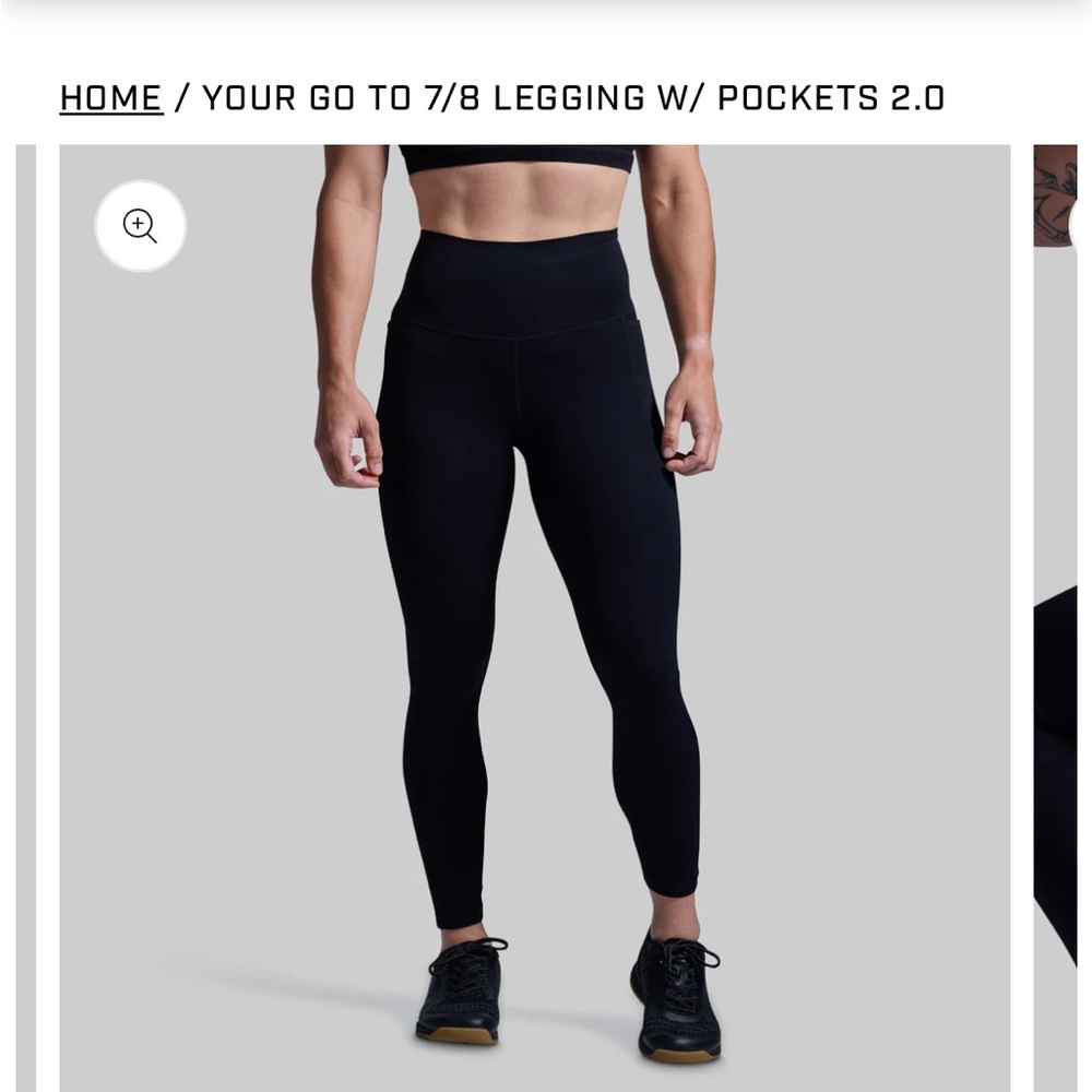Born Primitive Black 7/8 Legging with Pockets